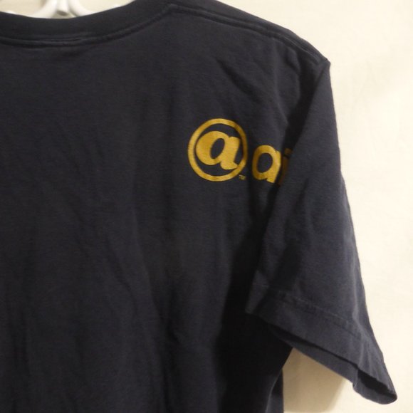 AIRWALK, short sleeve t-shirt, navy with design on front and print on back, EUC - Picture 9 of 11